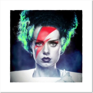 Bride of Frankenstein Lightning Bolt Posters and Art